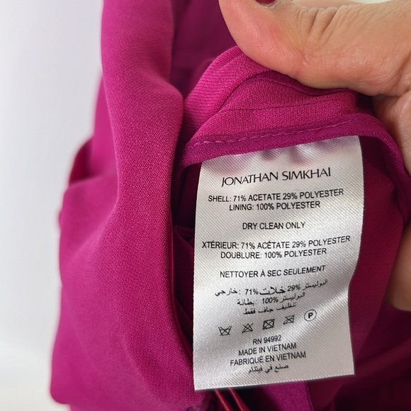 JONATHAN SIMKHAI NWT WOMEN’S BOUGAINVILLEA  JUMPSUIT SZ 4 - Picture 8 of 8